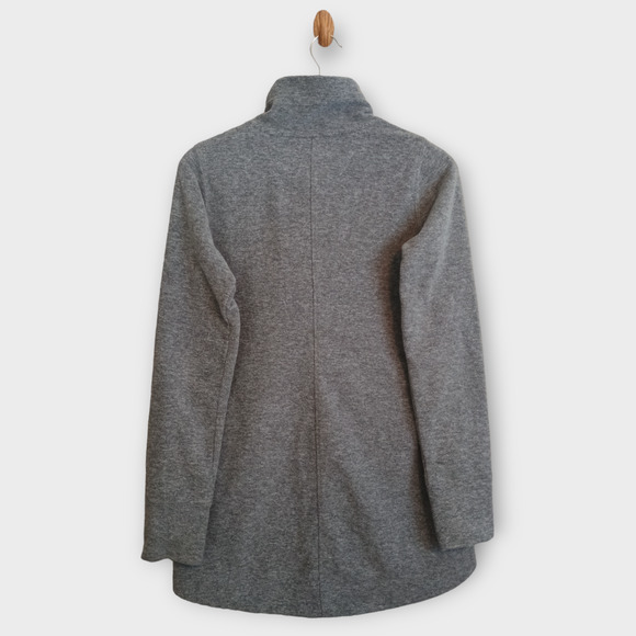 Duluth Trading Co Sweater Womens XS Gray Frost Lake Oversized Cozy Pullover - Picture 2 of 5